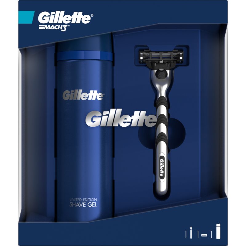 Gillette Mach3 conjunto de barbear (para homens)
