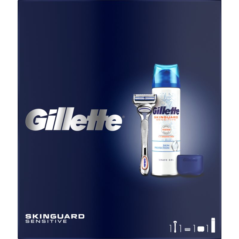 Gillette Skinguard Sensitive borotválkozási készlet (uraknak)