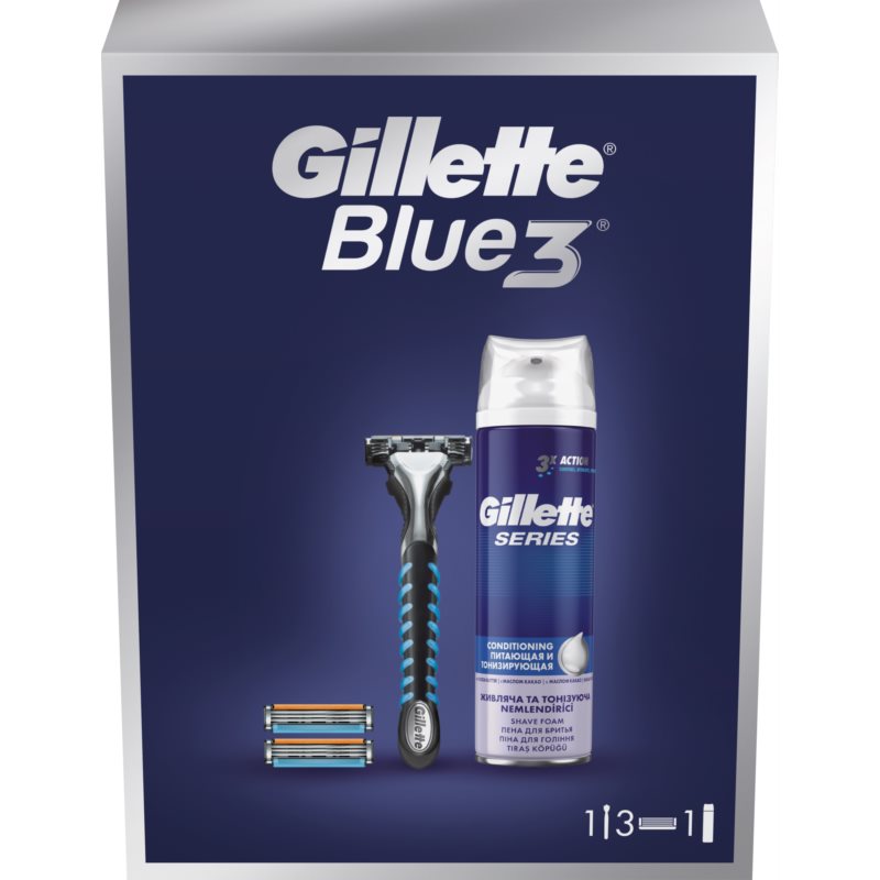 Gillette Blue3 conjunto de barbear (para homens)