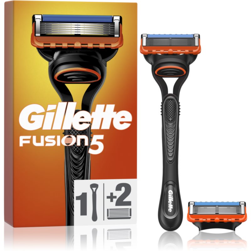 Gillette Fusion5 máquina de depilar + refil de lâminas 2 pçs