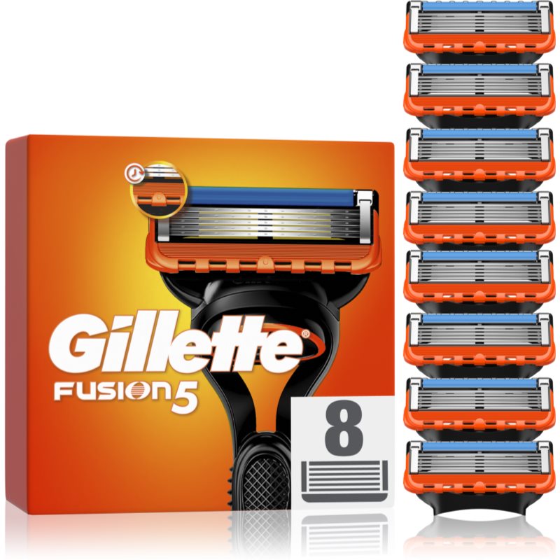Gillette Fusion5 recarga de lâminas 8 un.