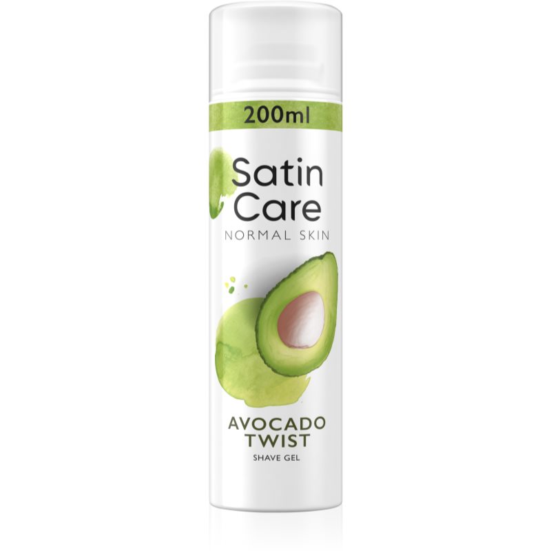 Gillette Satin Care Avocado Twist gel pentru bărbierit pentru femei Avocado Twist  200 ml