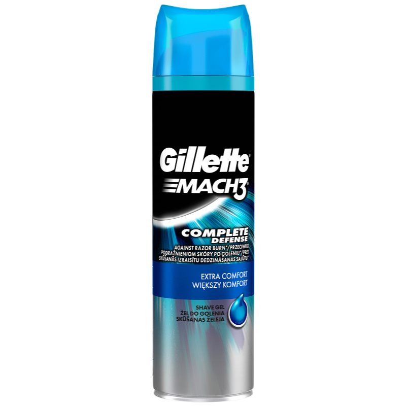 Gillette Mach3 Complete Defense gel de barbear 200 ml