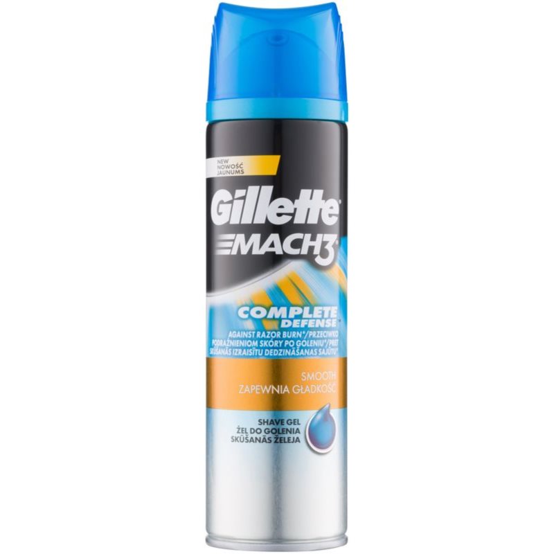 Gillette Mach3 Close & Smooth gel de barbear 200 ml