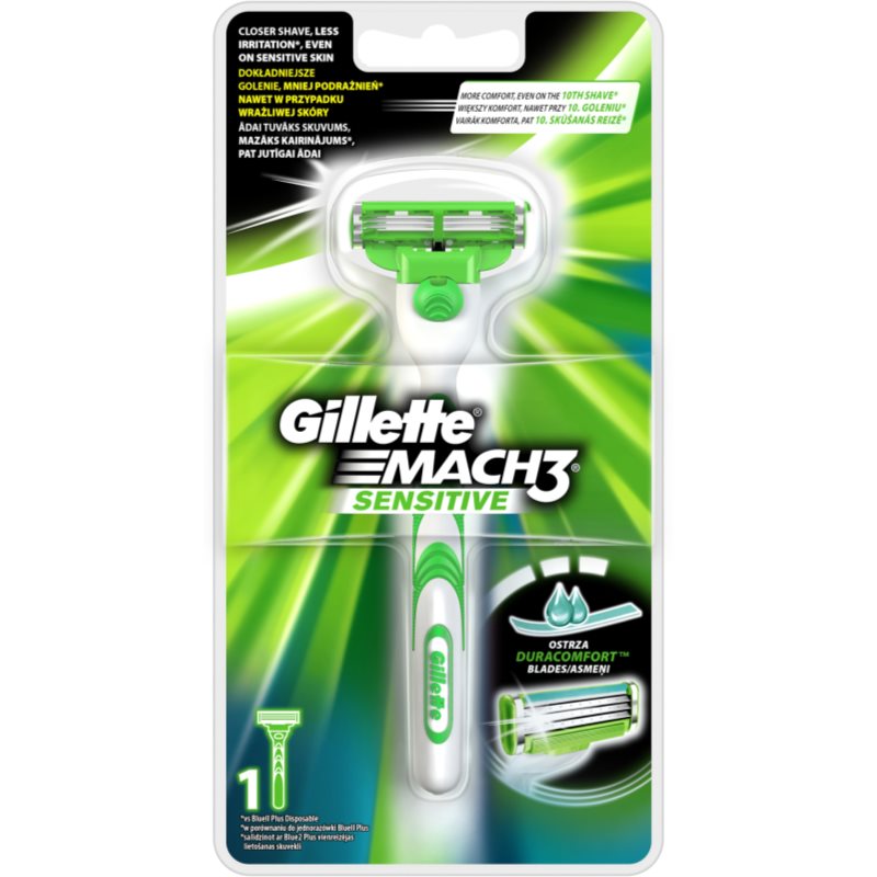 Gillette Mach3 Sensitive máquina de depilar