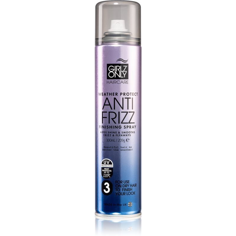 Girlz Only Anti Frizz spray para finalização de cabelo 300 ml