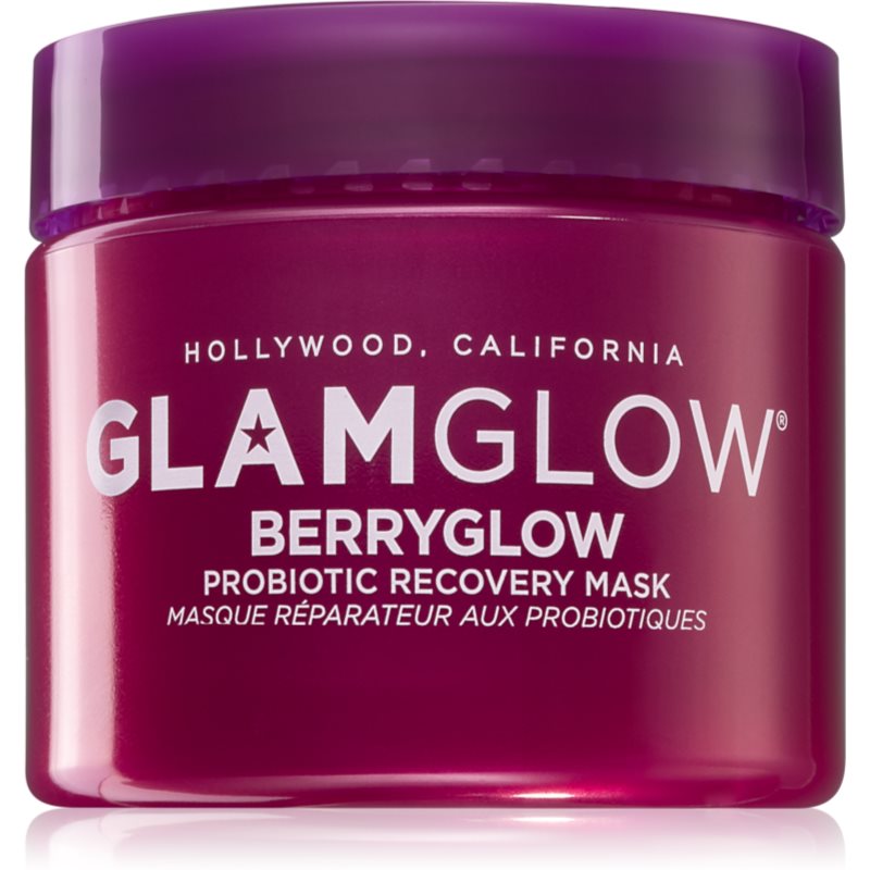 Glamglow Berryglow Probiotic Recovery Mask maseczka nawilżająca i rozświetlająca z probiotykami 75 ml