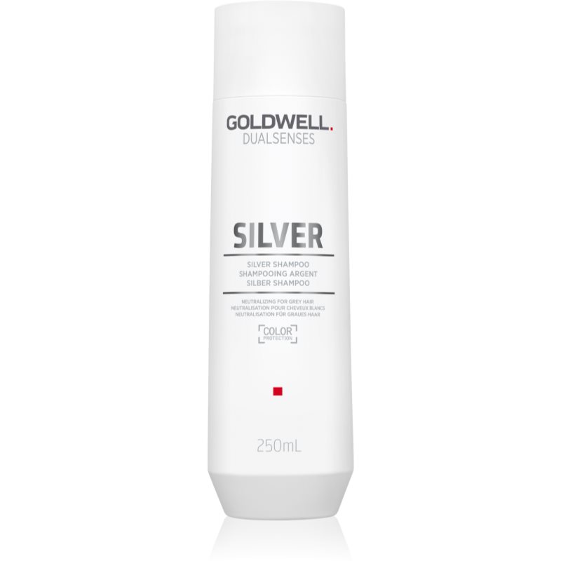 Goldwell Dualsenses Silver Neutralisierendes Silbershampoo für blonde und graue Haare 250 ml
