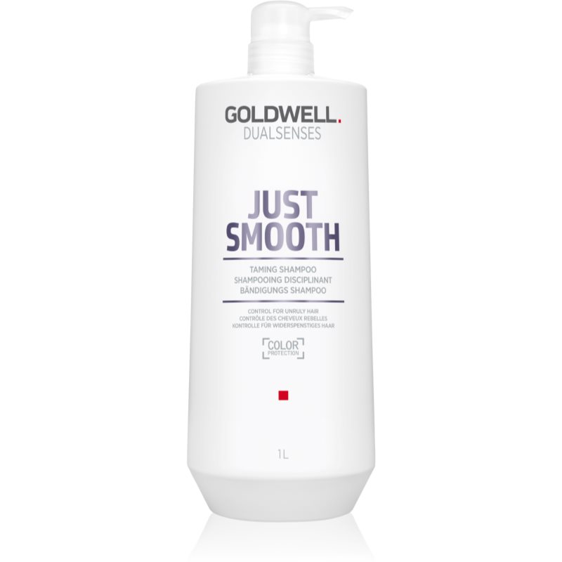 Goldwell Dualsenses Just Smooth champô alisante para cabelo rebelde 1000 ml