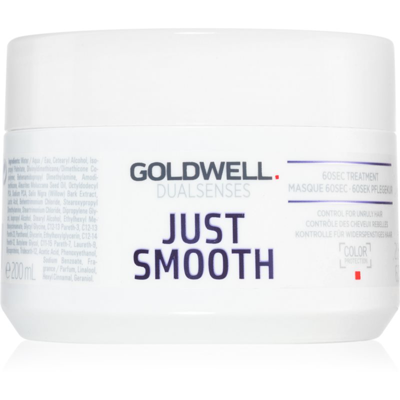 Goldwell Dualsenses Just Smooth glättende Maske für widerspenstiges Haar 200 ml