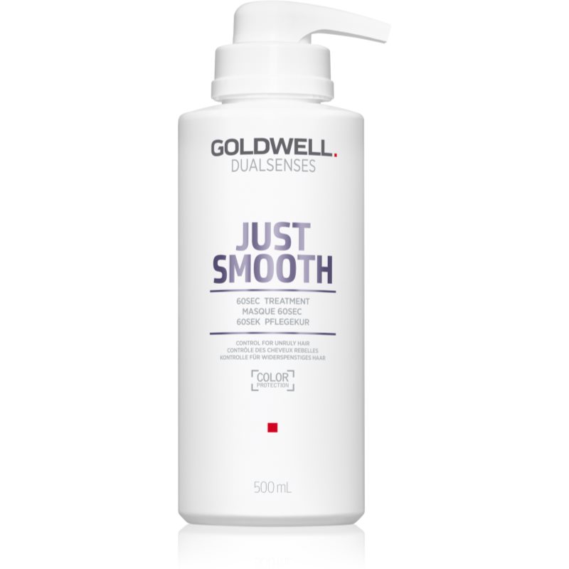 Goldwell Dualsenses Just Smooth maseczka wygładzająca do włosów trudno poddających się stylizacji 500 ml