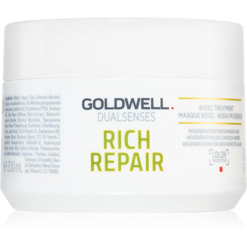 Goldwell Dualsenses Rich Repair máscara para cabelo seco a danificado 200 ml