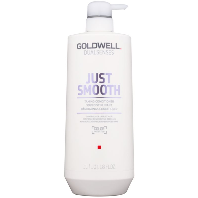 Goldwell Dualsenses Just Smooth condicionador alisante para cabelo rebelde 1000 ml