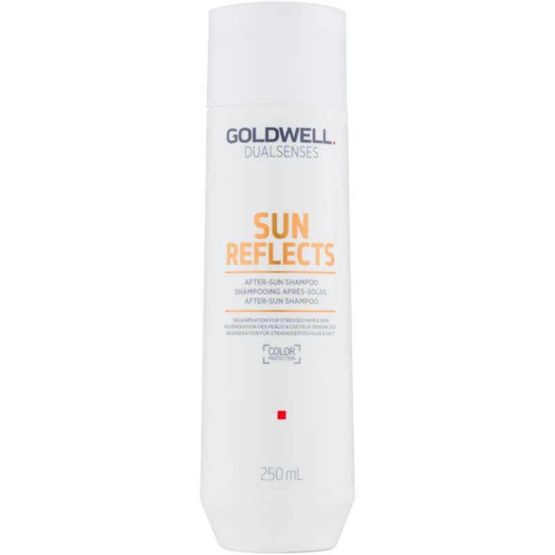 Goldwell Dualsenses Sun Reflects champô nutritivo de limpeza para cabelo danificado pelo sol 250 ml