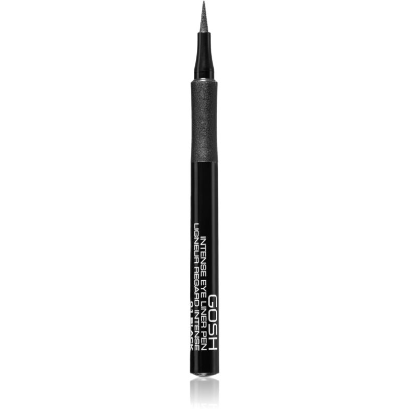Gosh Intense Flüssige Eyeliner Im Applikator-Stift Farbton 01 Black 1 ml