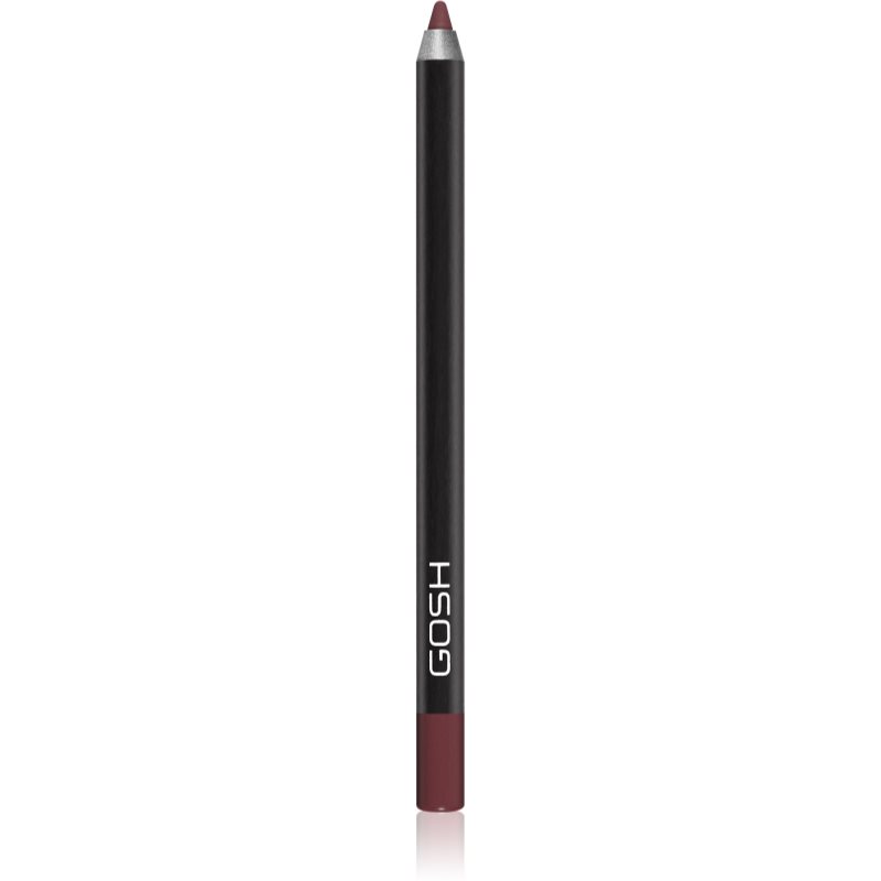 Gosh Velvet Touch lápis de lábios resistente à água tom 003 Cardinal Red 1,2 g