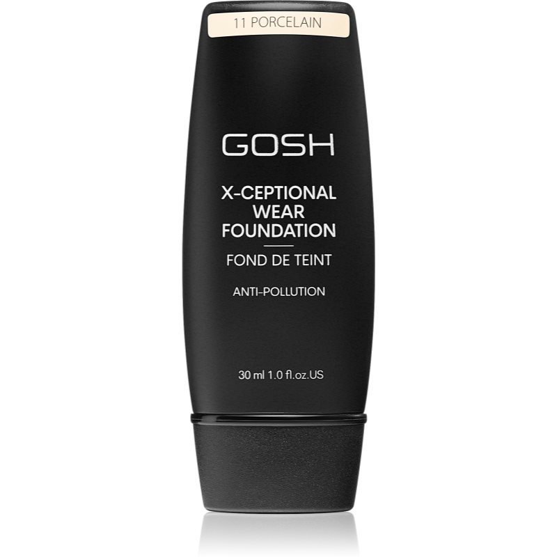 Gosh X-ceptional dlouhotrvající make-up odstín 11 Porcelain 35 ml