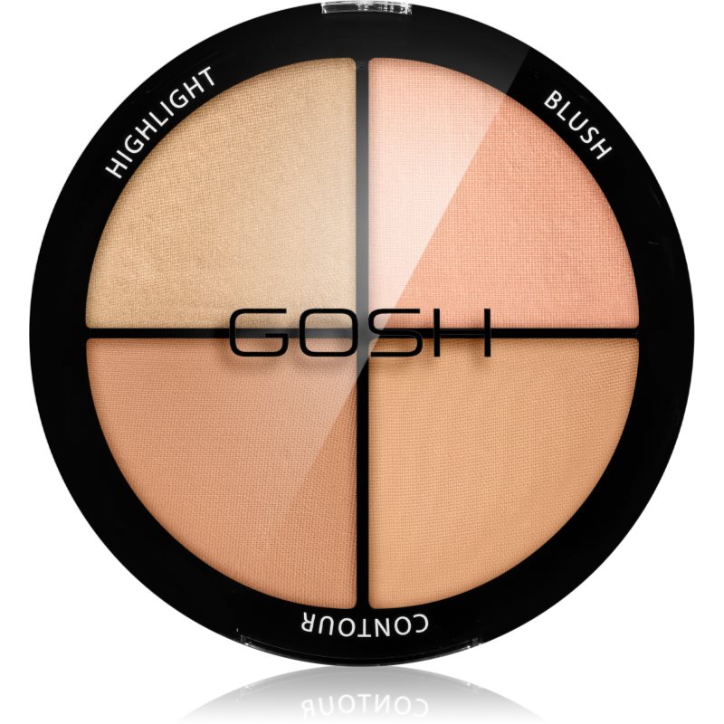 

Gosh Contour'n Strobe контурна та освітлююча палетка відтінок 002 Medium