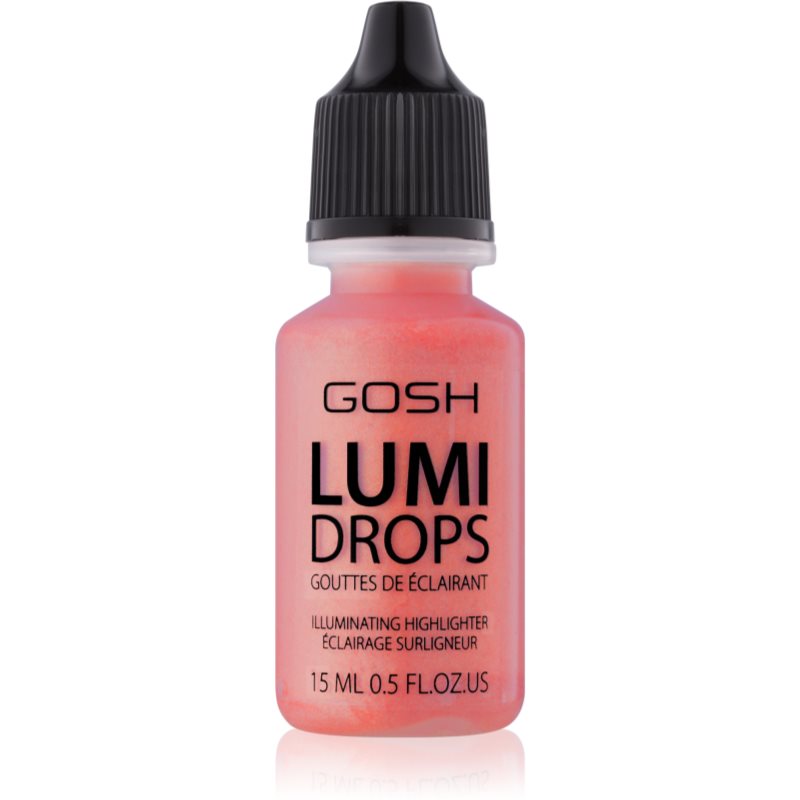 Gosh Lumi iluminator lichid culoare 010 Coral Blush 15 ml