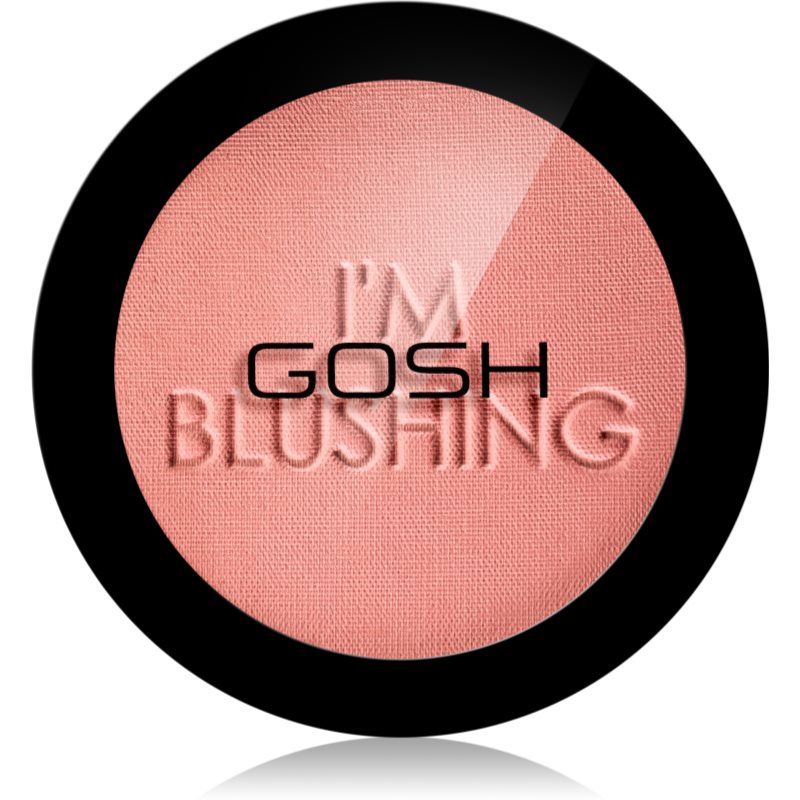Gosh I'm Blushing pudrowy róż odcień 001 Flirt 5,5 g
