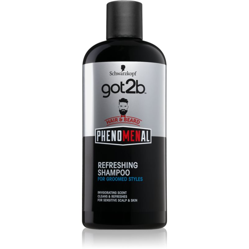got2b Phenomenal odświeżający szampon do włosów i zarostu 250 ml