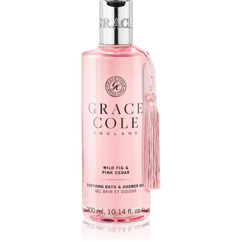 Grace Cole Wild Fig & Pink Cedar łagodzący żel pod prysznic i do kąpieli 300 ml