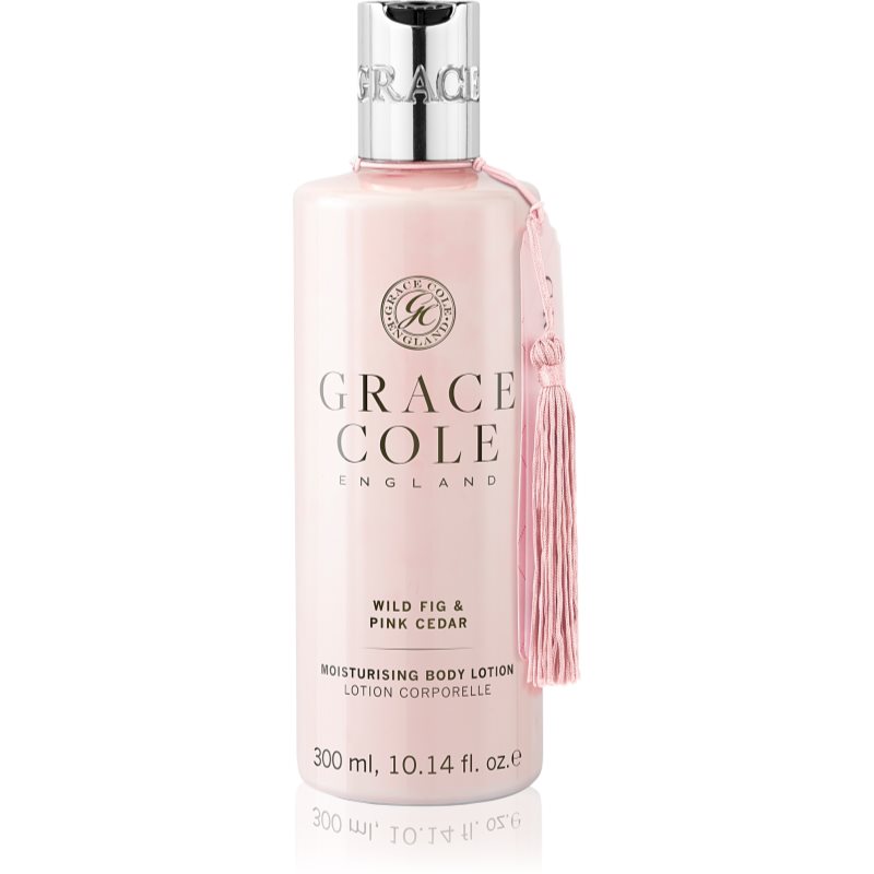 Grace Cole Wild Fig & Pink Cedar loção corporal de hidratação suave 300 ml