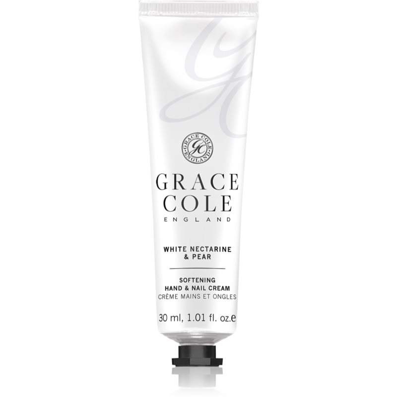 Grace Cole White Nectarine & Pear crema suavizante para manos y uñas 30 ml