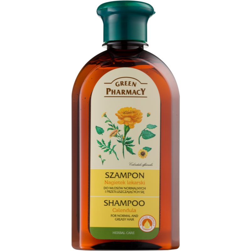 Green Pharmacy Hair Care Calendula șampon pentru par normal spre gras 350 ml