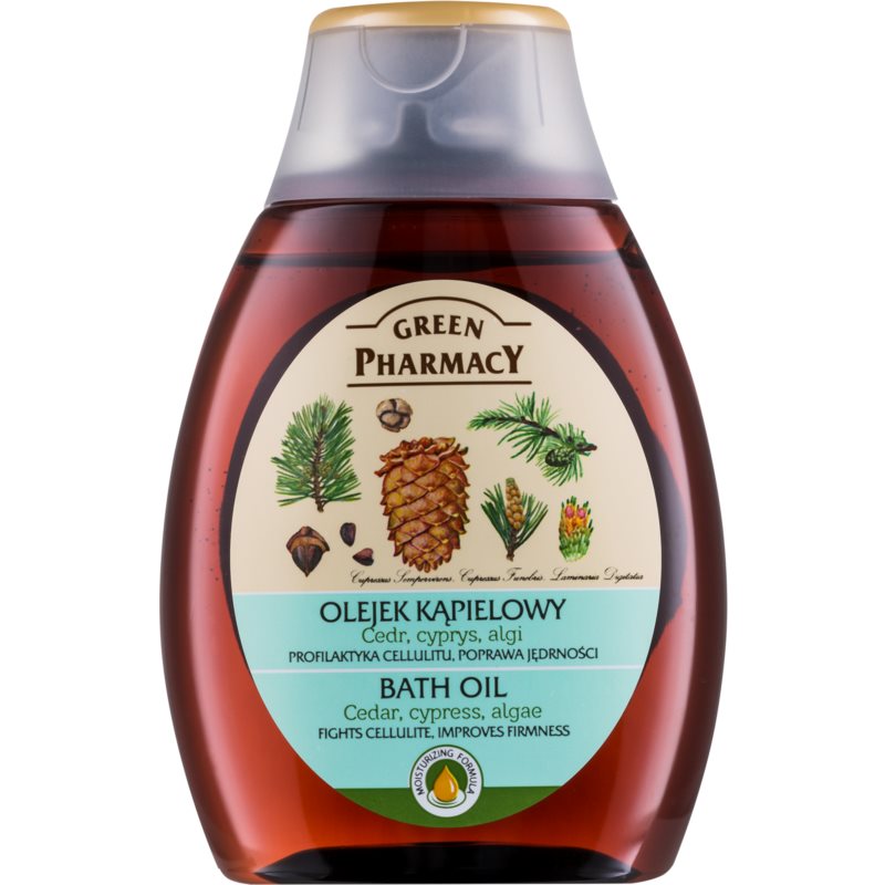 Green Pharmacy Body Care Cedar & Cypress & Algae aceite de baño 250 ml