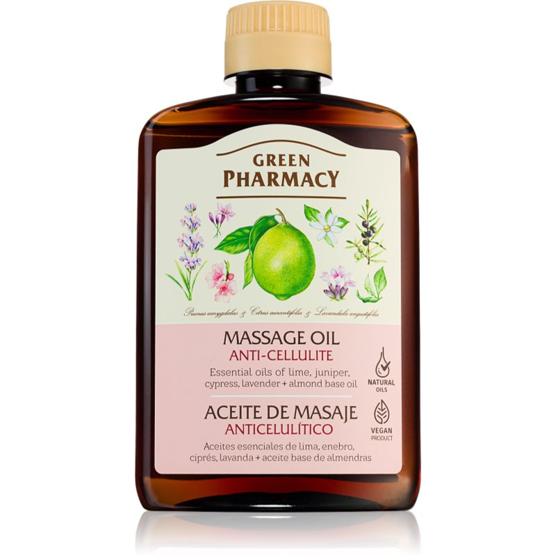 Green Pharmacy Body Care aceite para masaje contra la celulitis 200 ml