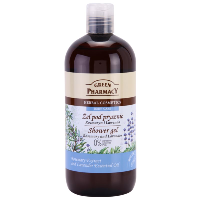Green Pharmacy Body Care Rosemary & Lavender gel de duș 500 ml