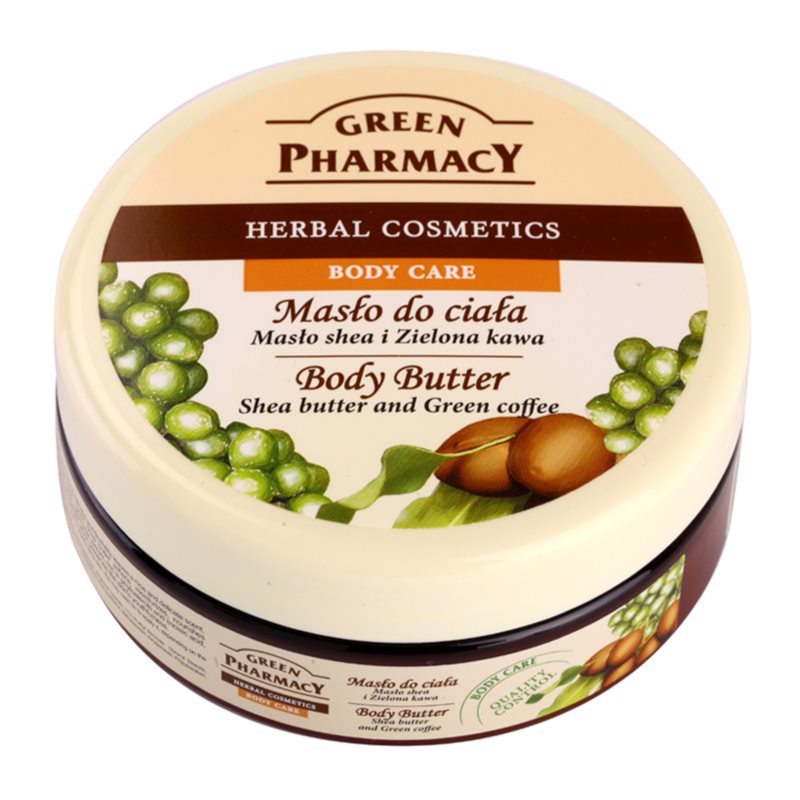 Green Pharmacy Body Care Shea Butter & Green Coffee manteca corporal 200 ml
