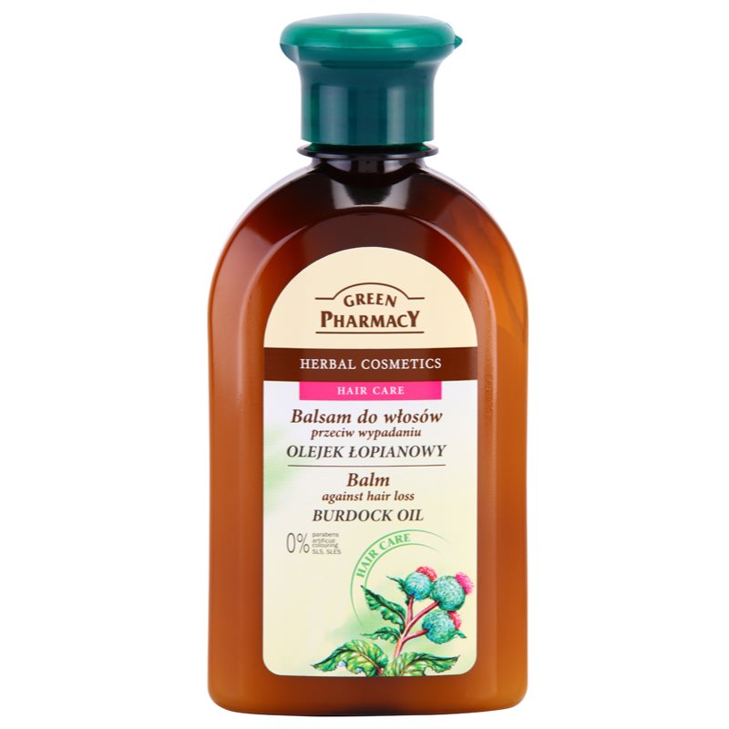 Green Pharmacy Hair Care Burdock Oil bálsamo anti-queda 300 ml
