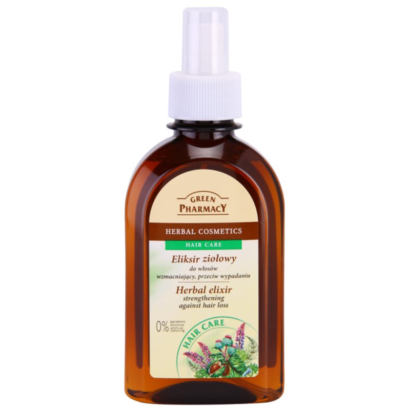 Green Pharmacy Hair Care elixir herbal para o fortalecimento dos cabelos e contra a queda 250 ml