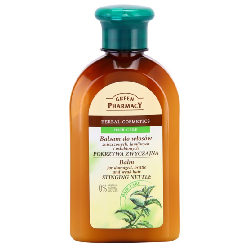 Green Pharmacy Hair Care Stinging Nettle Balsam für beschädigtes, brüchiges und geschwächtes Haar 300 ml