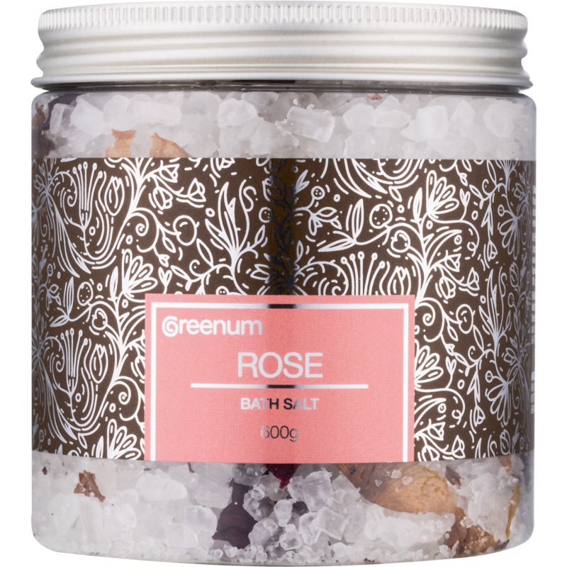 Greenum Rose sal de banho 600 g