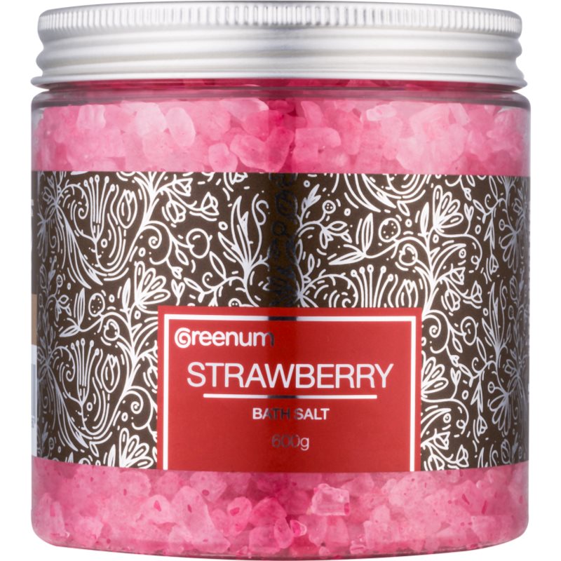 Greenum Strawberry соли за вана 600 гр.