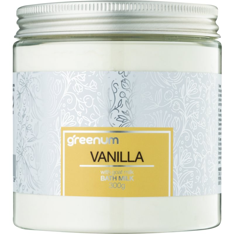 Greenum Vanilla leite de banho em pó 300 g