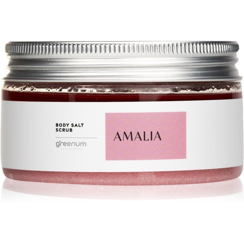 Greenum Salt Scrub exfoliante de sal para el cuerpo con aroma Amalia 320 g