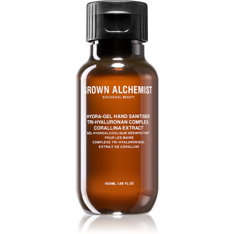 Grown Alchemist Hydra-Gel Hand Sanitiser gel limpiador para manos con efecto humectante 50 ml