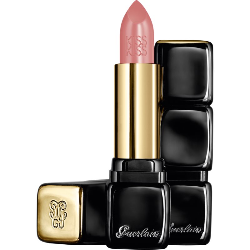 GUERLAIN KissKiss Shaping Cream Lip Colour Кремообразно червило със сатенено покритие цвят 309 Honey Nude 3,5 гр.