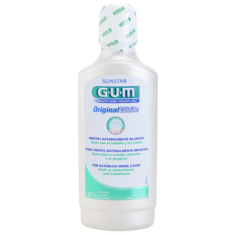 G.U.M Original White вода за уста с избелващ ефект 500 мл.