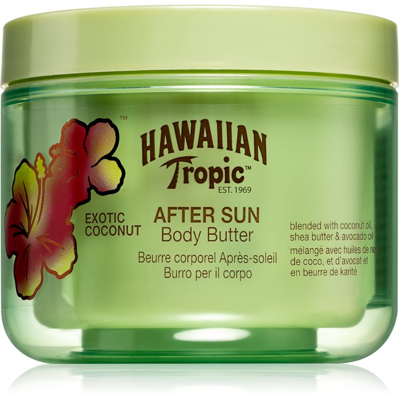 Hawaiian Tropic After Sun manteiga corporal com hidratação e efeito calmante pós-solar 200 ml