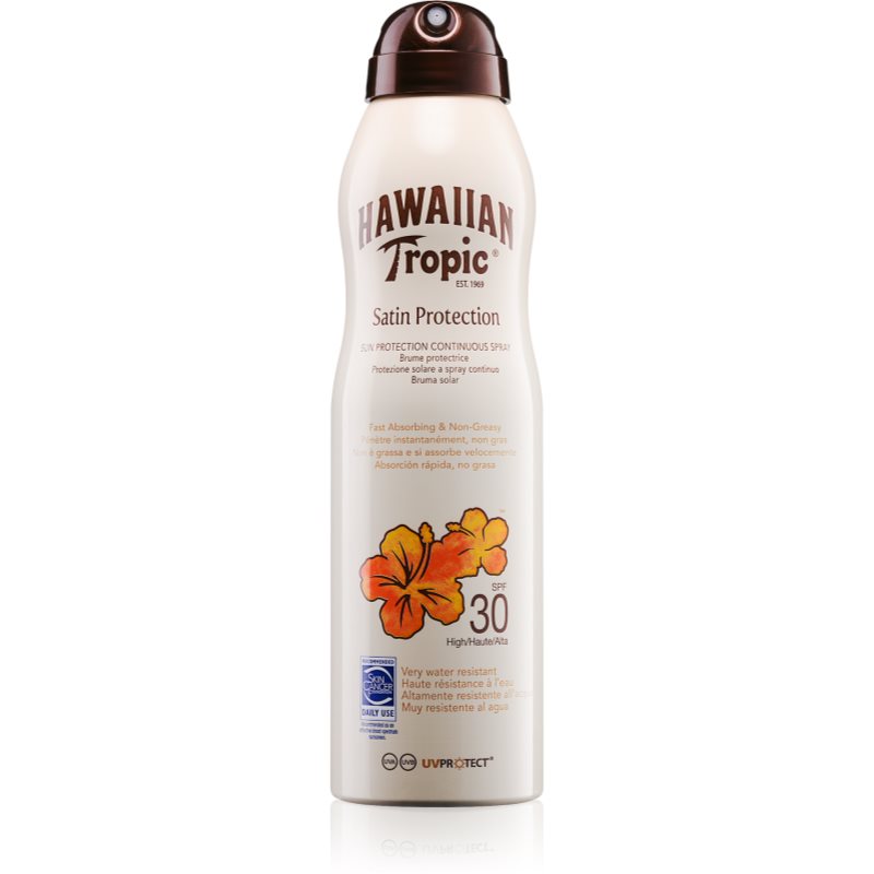 Hawaiian Tropic Satin Protection spray bronzeador SPF 30 220 ml