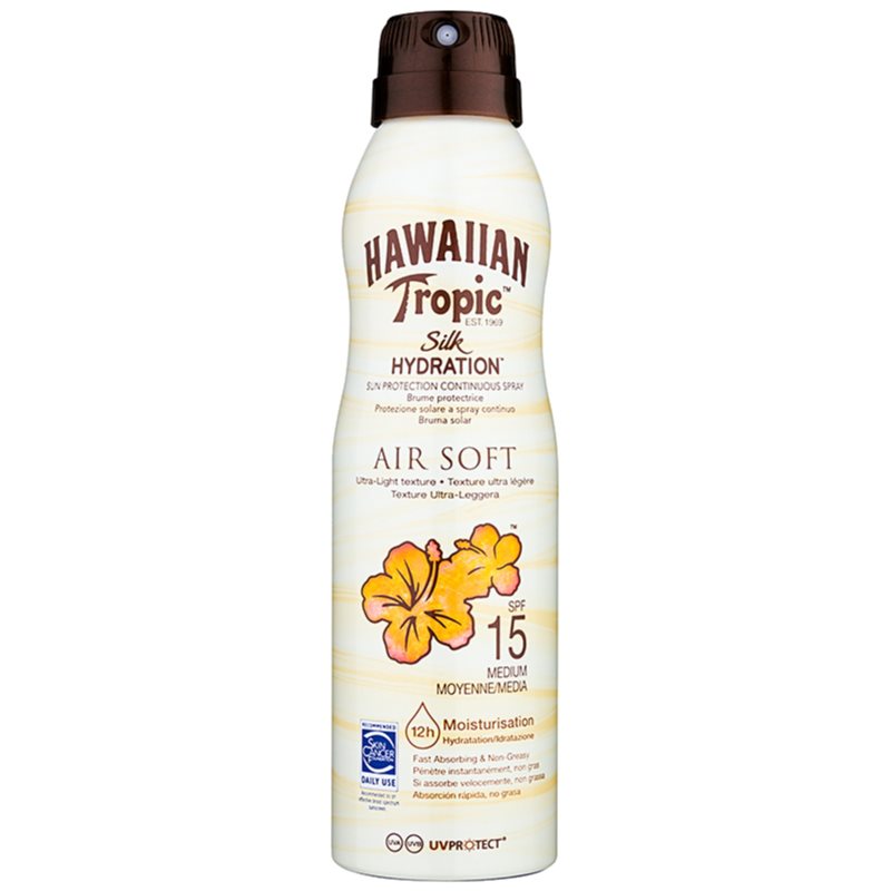 Hawaiian Tropic Silk Hydration Air Soft spray solar SPF 15 177 ml