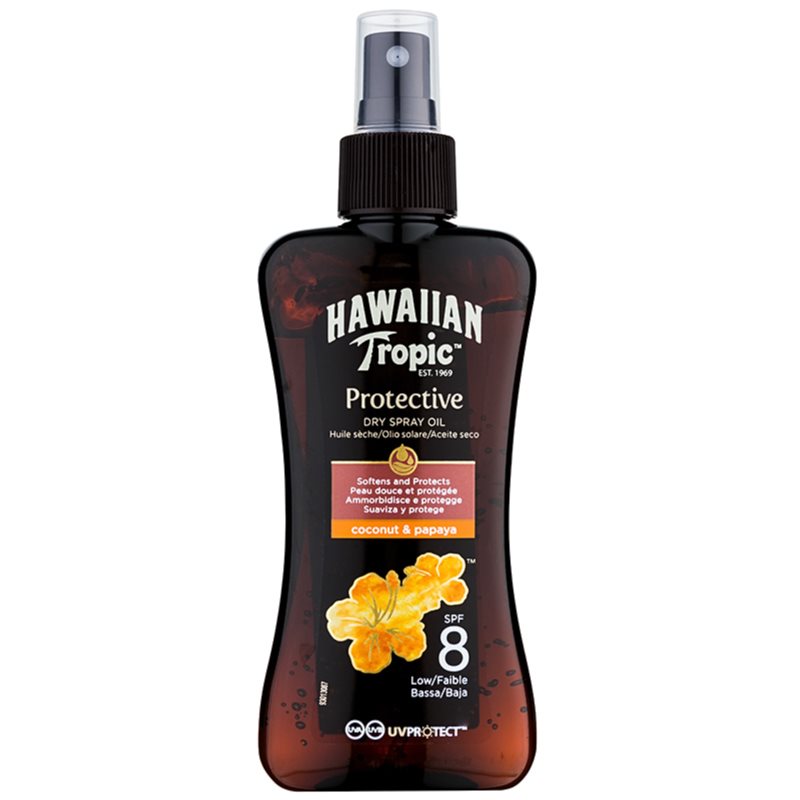 Hawaiian Tropic Protective aceite solar en spray SPF 8 200 ml
