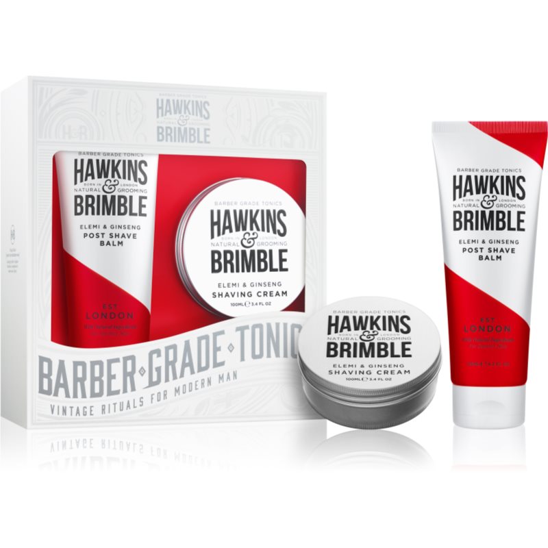 Hawkins & Brimble Natural Grooming Elemi & Ginseng козметичен комплект II. за мъже