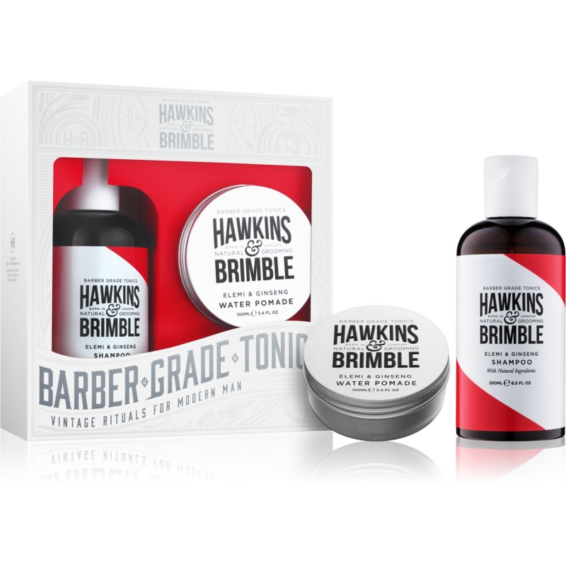 Hawkins & Brimble Natural Grooming Elemi & Ginseng козметичен комплект III. за мъже