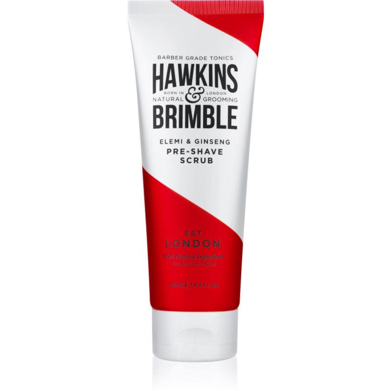 Hawkins & Brimble Natural Grooming Elemi & Ginseng peeling para antes de barbear 125 ml